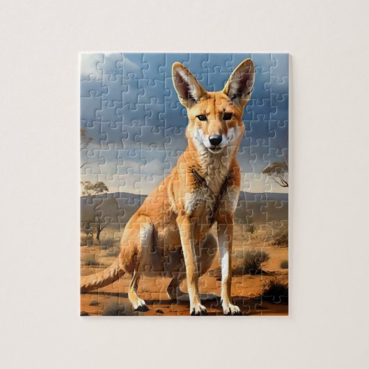 Australian Kangaringo（カンガルー・ディンゴ）、 ジグソーパズル (縦)