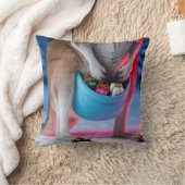 Australian Kangaroo Pouch Christmas Holiday Gifts クッション (ブランケット)