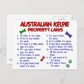 AUSTRALIAN KELPIE財産法2 ポストカード (正面/裏面)