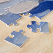 Australian Kelpie Christmas Boat Holiday ジグソーパズル (側面)