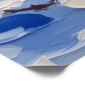 Australian Kelpie Christmas Boat Holiday ポスター (角)