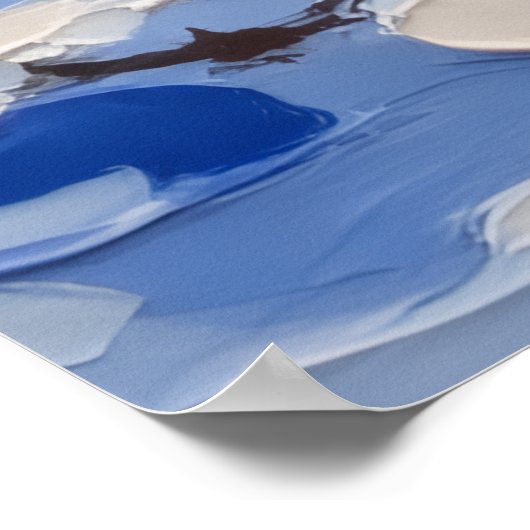 Australian Kelpie Christmas Boat Holiday ポスター (角)