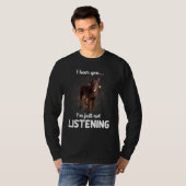 Australian Kelpie Dog I Hearing You 聞's Tシャツ (正面フル)