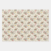 Australian Koalas, Kookaburras and Native Flora ラッピングペーパーシート (正面)