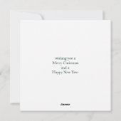 Australian Kookaburra Santa hat Merry Christmas シーズンカード (裏面)