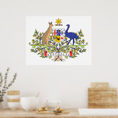 Australian national emblem ポスター (キッチン)