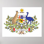Australian national emblem ポスター (正面)