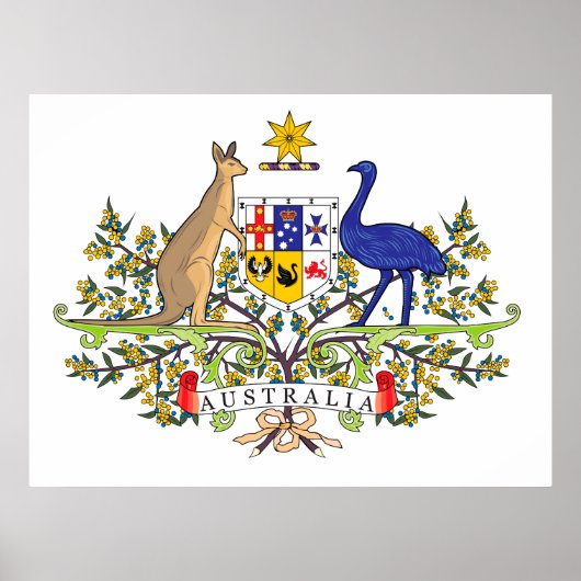 Australian national emblem ポスター (正面)