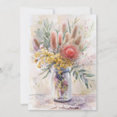 Australian Native Florals, Birthdays, サンキューカード (正面)