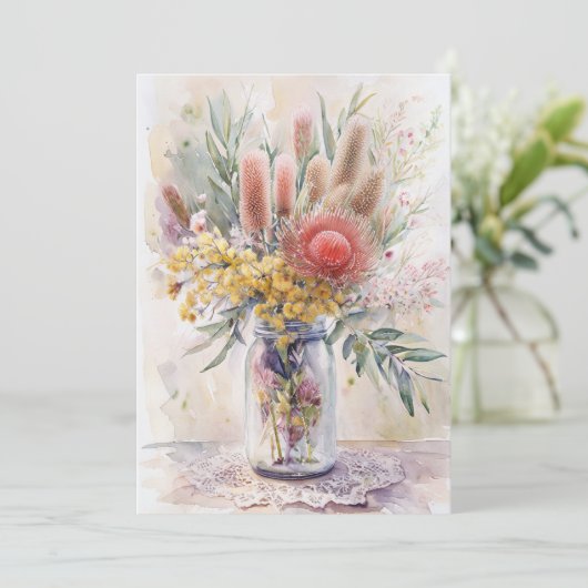 Australian Native Florals, Birthdays, サンキューカード (スタンド正面)