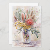 Australian Native Florals, Birthdays, サンキューカード (正面/裏面)