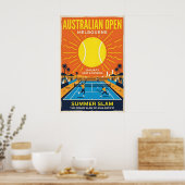 Australian Open Tennis Poster Summer Slam, Bold ポスター (キッチン)