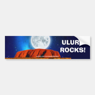 AUSTRALIAN OUTBACK ULURUバンパーステッカー バンパーステッカー