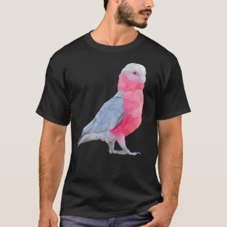 Australian Pink and Grey Galah Strutting his stuff Tシャツ