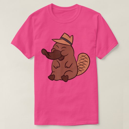 Australian Platypus Cute Platypus  Tシャツ (デザイン正面)