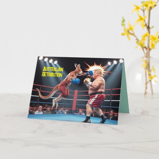 Australian Retribution Card カード (黄色い花)