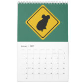 Australian road signs 2026 カレンダー (1月 2027)