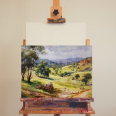 Australian Road Winds into Valley Decompage 薄葉紙