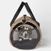 Australian Shepherdという名前の犬を追加 ダッフルバッグ (右)