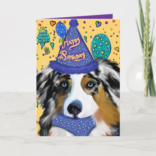 Australian Shepherd  カード (正面)