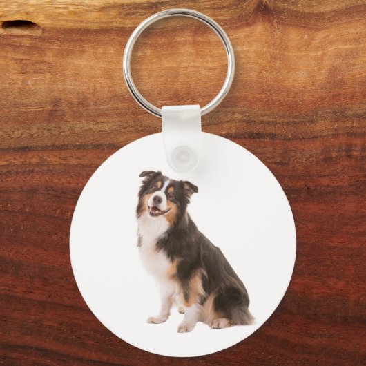 Australian Shepherd キーホルダー (正面)
