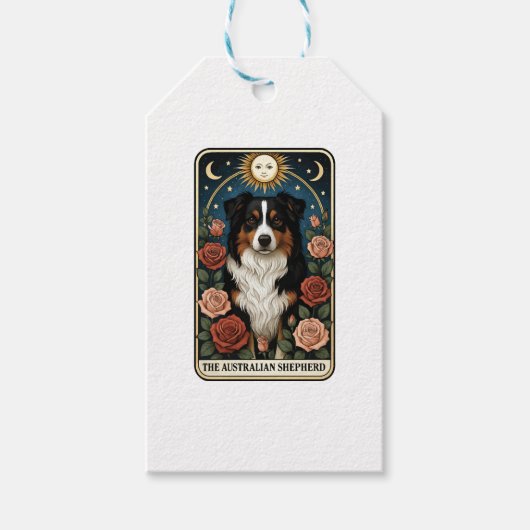 Australian Shepherd ギフトタグ (正面)