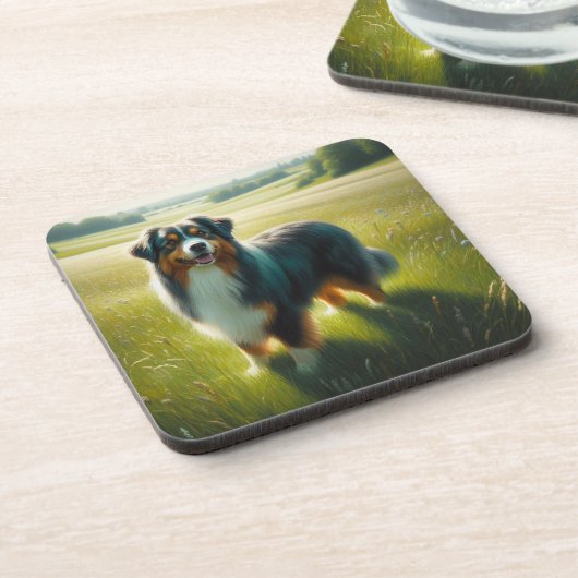 Australian Shepherd コースター (左側)