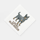 Australian Shepherd スタンダードランチョンナプキン (角)
