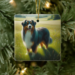 Australian Shepherd セラミックオーナメント