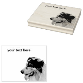 Australian Shepherd ラバースタンプ