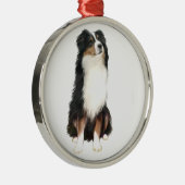 AUSTRALIAN SHEPHERD (A) – トリカラー メタルオーナメント (右)