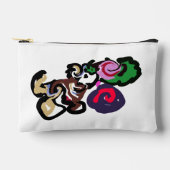 Australian shepherd and roses joy アクセサリーポーチ (正面)