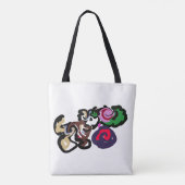 Australian shepherd and roses joy トートバッグ (裏面)