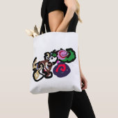 Australian shepherd and roses joy トートバッグ (クローズアップ)