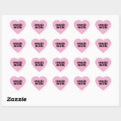 Australian Shepherd Aussie Mom Sticker Pink ハートシール (シート)