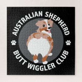 Australian Shepherd Butt Wigglers Club - Red Merle ジグソーパズル