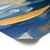 Australian Shepherd Christmas Boat Holiday ポスター (角)