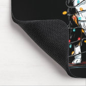 Australian Shepherd Christmas Graphics Dog Lights  マウスパッド (コーナー)