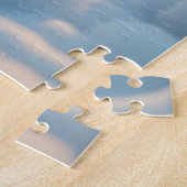 Australian Shepherd Christmas Tree Farm Painting ジグソーパズル (側面)