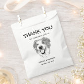 Australian Shepherd Dog パーソナライズされた Thank You フェイバーバッグ (クリップ留めされた状態)