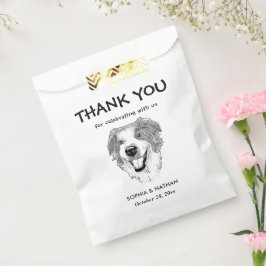 Australian Shepherd Dog パーソナライズされた Thank You フェイバーバッグ