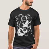 Australian Shepherd Dog [00303] Tシャツ (正面)
