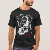 Australian Shepherd Dog [00303] Tシャツ (正面)