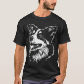 Australian Shepherd Dog [00307] T-Shirt Tシャツ (正面)