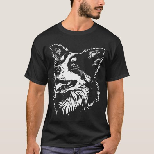 Australian Shepherd Dog [00307] T-Shirt Tシャツ (正面)