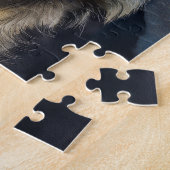 Australian shepherd dog portrait ジグソーパズル (側面)