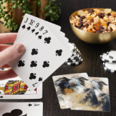 Australian shepherd dog portrait トランプ (インサイチュ)