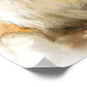 Australian shepherd dog portrait ポスター (角)