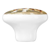 Australian Shepherd Dog Red Merle Aussie セラミックノブ (側面)