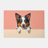 Australian Shepherd Doormat Art ドアマット (正面)